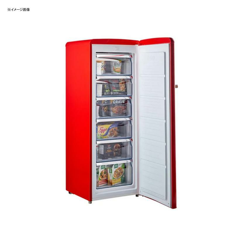 冷凍庫1ドア170L引き出し6段UniqueRetro6cu.Ft.ENERGYSTARUprightFreezer家電