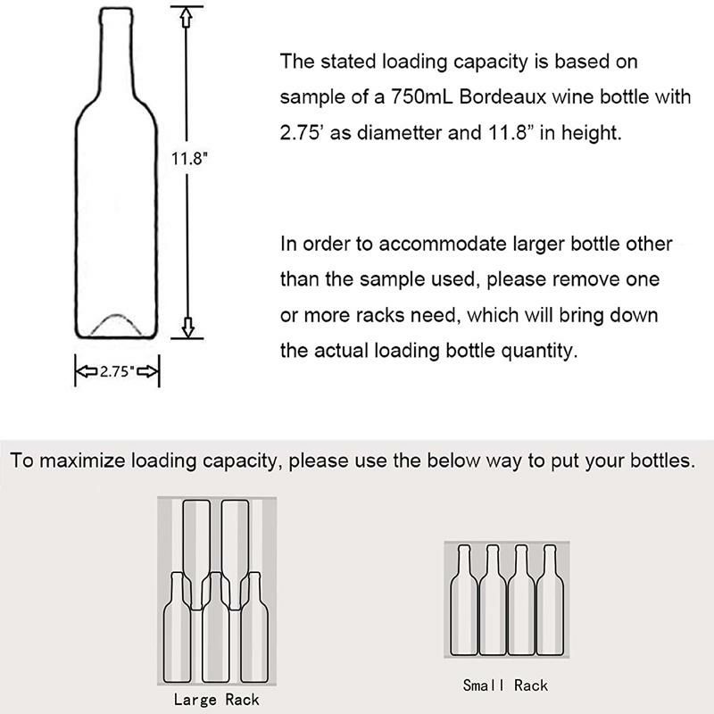 デュアルゾーンワインクーラー33本フリースタンディング温度制御ガラスドアPhiestinaDualZoneWineCoolerRefrigerator-33BottleFreeStandingCompressorFridgeandChillerforRedandWhiteWines-16''GlassDoorWineRefrigerator家電