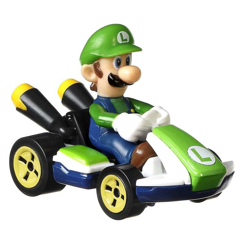 ホットウィールマリオカートおもちゃ4個セット車ドンキールイージカロンHotWheelsMarioKart4-Pk#1