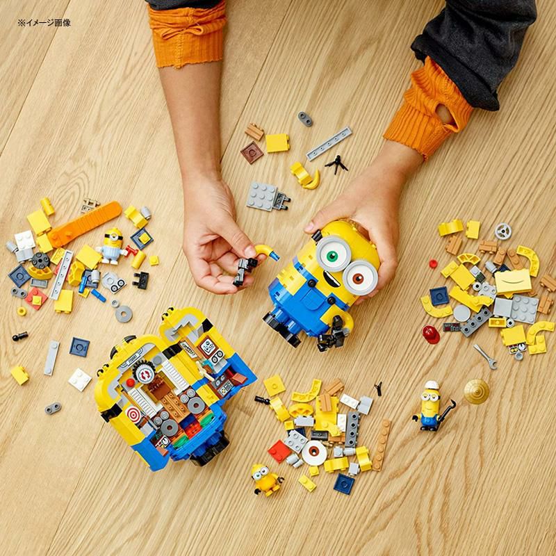 レゴミニオンと秘密基地75551LEGOMinions:Brick-BuiltMinionsandTheirLair(75551)BuildingKitforKids,GreatBirthdayPresentforKidsWhoLoveMinionToysandKevin,BobandStuartMinionCharacters,New2020(876Pieces)