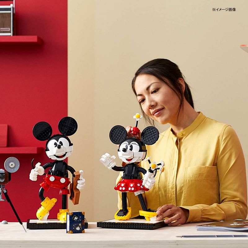 レゴミッキーマウスミニーマウス43179LEGODisneyMickeyMouse&MinnieMouseBuildableCharacters(43179),Classic-StyleMickeyMouseCollectibleAdultBuildingKit,New2021(1,739Pieces)