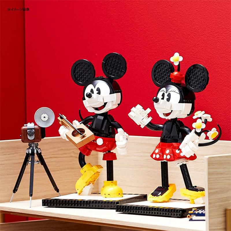 レゴミッキーマウスミニーマウス43179LEGODisneyMickeyMouse&MinnieMouseBuildableCharacters(43179),Classic-StyleMickeyMouseCollectibleAdultBuildingKit,New2021(1,739Pieces)