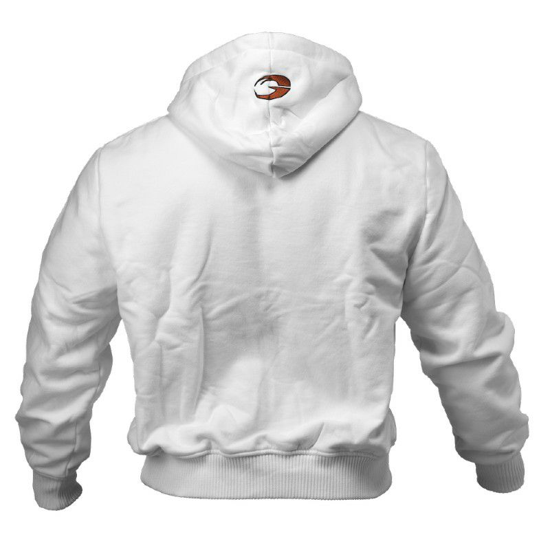 GASP ロゴ パーカー フーディー ジム トレーニング 筋トレ 1.2 Ibs (0.54kg) hoodie, Grey | アルファエスパス