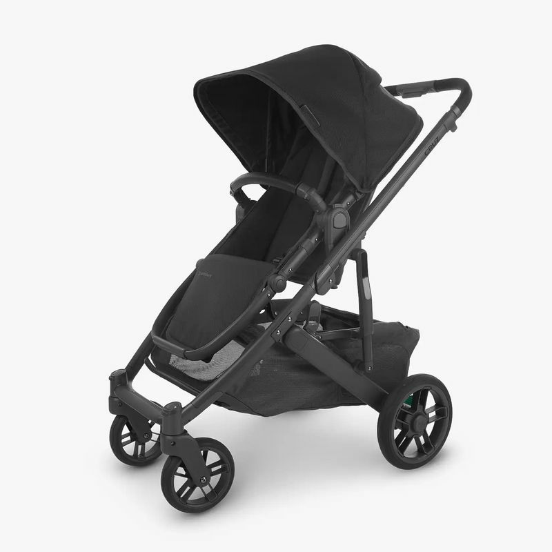 ベビーカー対面可3か月から23kgまでUPPAbabyCruzV2Stroller-Gregory(BlueMelange/Silver/SaddleLeather)