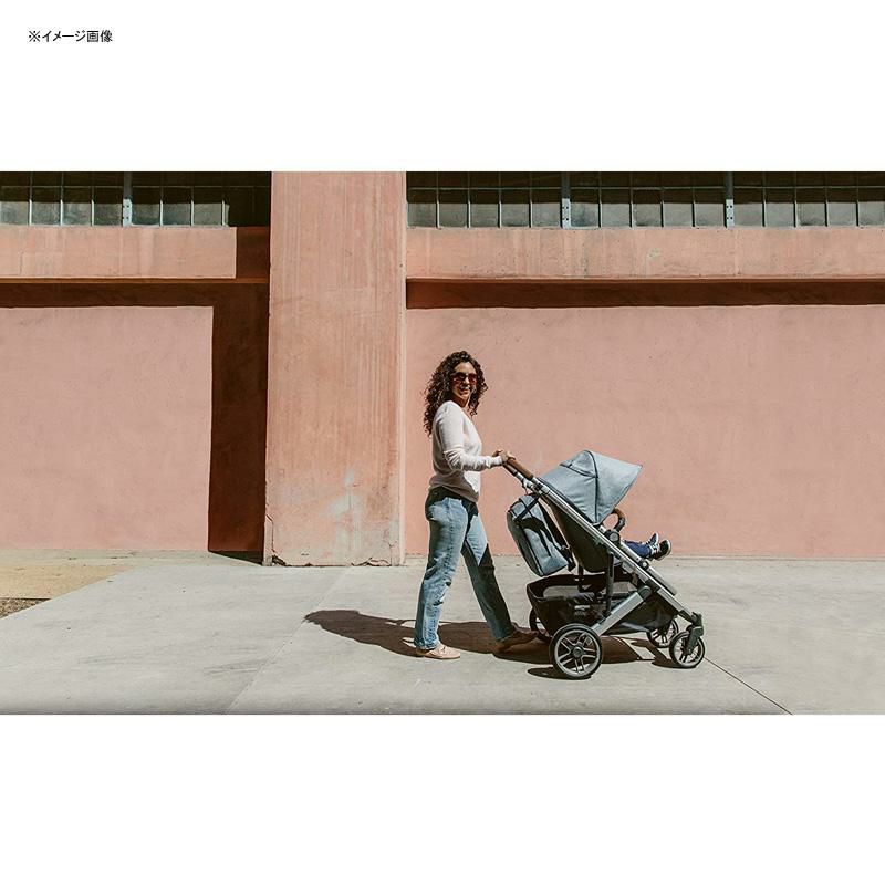 ベビーカー対面可3か月から23kgまでUPPAbabyCruzV2Stroller-Gregory(BlueMelange/Silver/SaddleLeather)