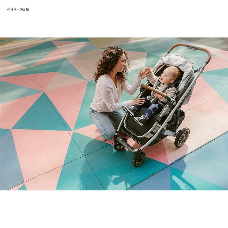 ベビーカー対面可3か月から23kgまでUPPAbabyCruzV2Stroller-Gregory(BlueMelange/Silver/SaddleLeather)