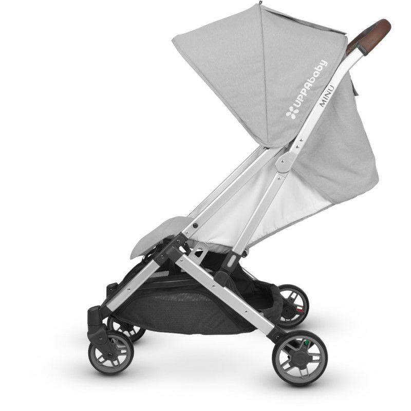 ベビーカー軽量3か月から23kgまでUPPAbabyMINUStroller-DEVIN(lightgrey/silver/chestnutleather)