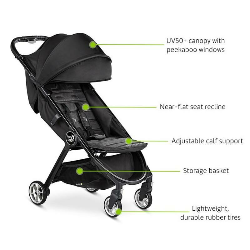 ベビーカー軽量コンパクトリクライニング20kgまでベビージョガーシティツアー2BabyJoggerCityTour2SingleStroller