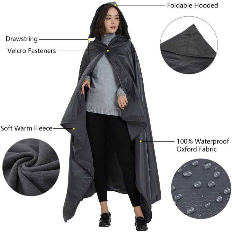 ブランケットフード付フリース防水防風アウトドアキャンプスポーツ観戦GonexHoodedStadiumBlanket,WaterproofWindproofOutdoorFleeceBlanket,WarmBlanket