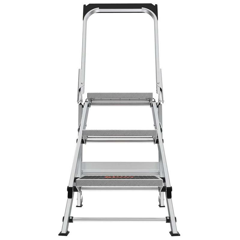 脚立折りたたみステップ3段高さ66cmアルミ136kgまでLittleGiantLadders,SafetyStep,3-Step,3Foot,StepStool,Aluminum,Type1A,300lbsWeightRating,(10310BA)