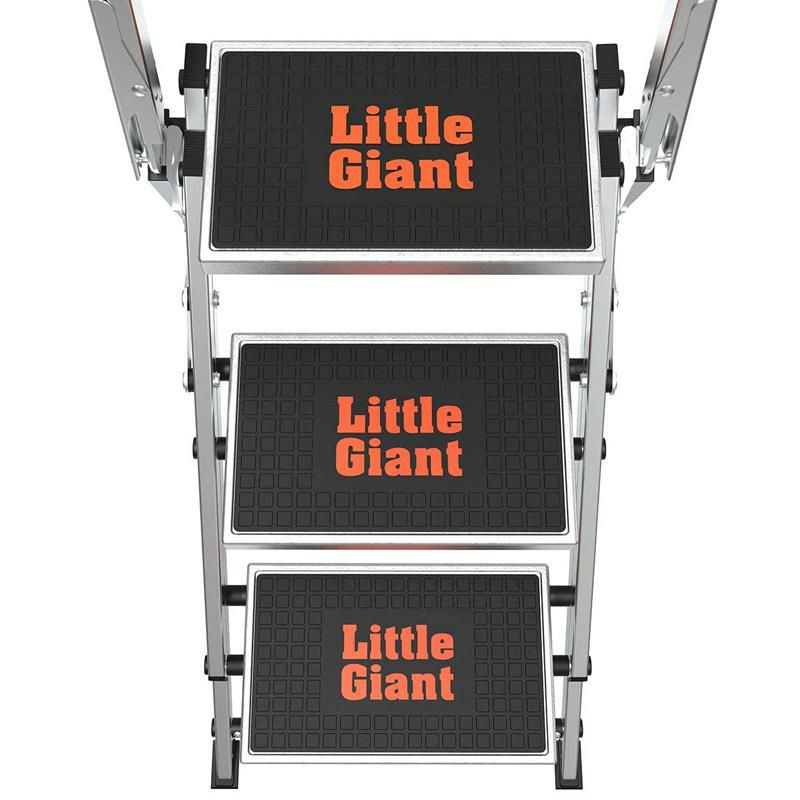 脚立折りたたみステップ3段高さ66cmアルミ136kgまでLittleGiantLadders,SafetyStep,3-Step,3Foot,StepStool,Aluminum,Type1A,300lbsWeightRating,(10310BA)