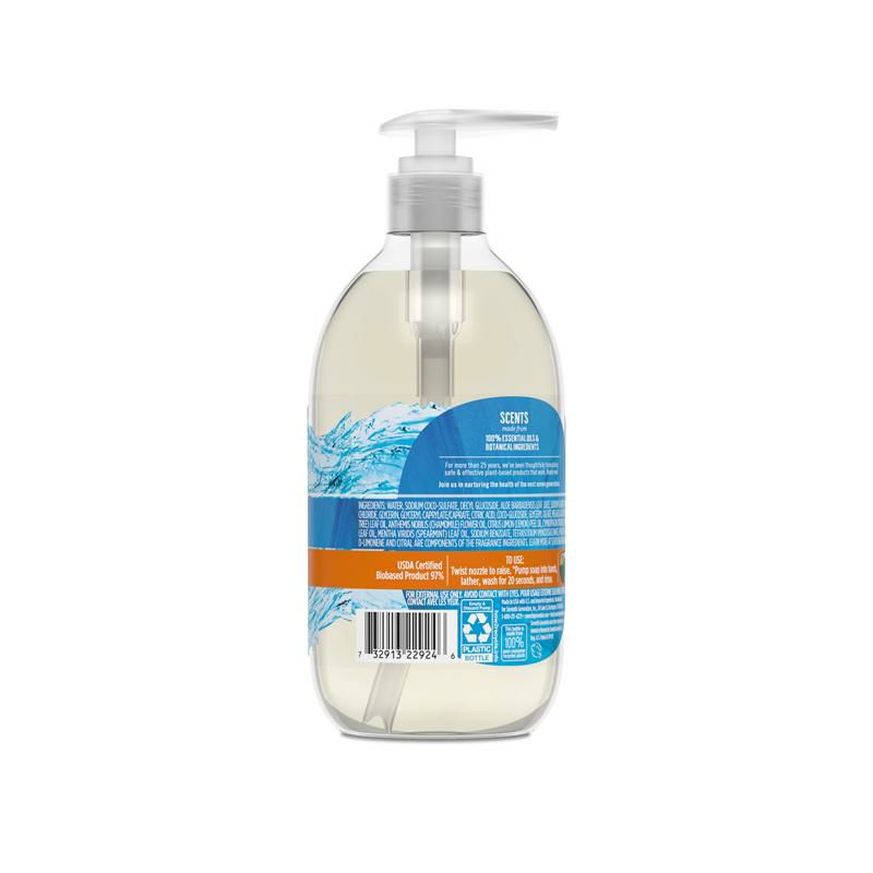 ハンドソープ354mlレモンティーツリーセブンスジェネレーションSeventhGenerationPurelyCleanHandWashSoapFreshLemon&TeaTree12oz