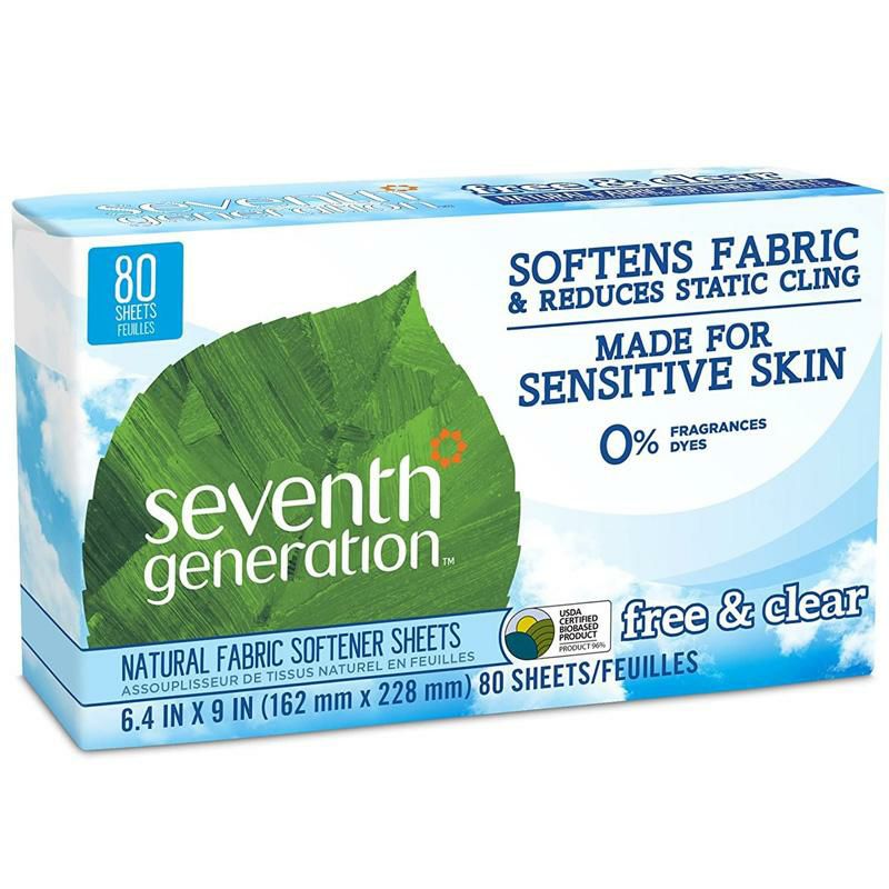 セブンスジェネレーションドライヤーシートSeventhGeneration-NaturalFabricSoftenerSheets