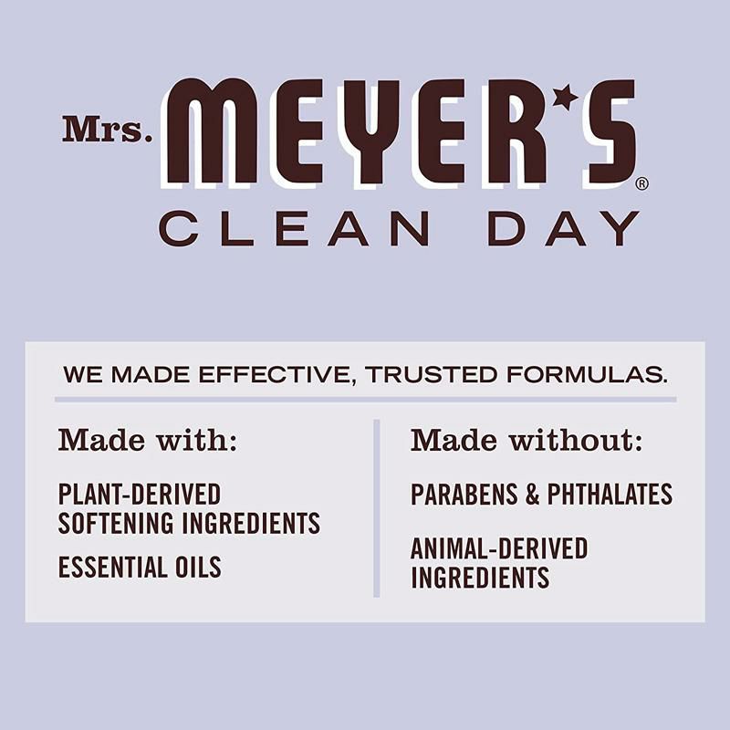 ミセスマイヤーズドライヤーシート80枚柔軟剤Mrs.Meyer'sCleanDayDryerSheets,SoftensFabric,ReducesStatic,CrueltyFreeFormula,80Count