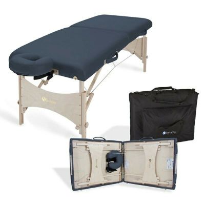マッサージテーブル 台 折り畳み ポータブル ケース付 EARTHLITE Portable Massage Table HARMONY DX Foldable Physiotherapy/Treatment/Stretching Table, Eco-Friendly Design, Hard Maple, Superior Comfort incl