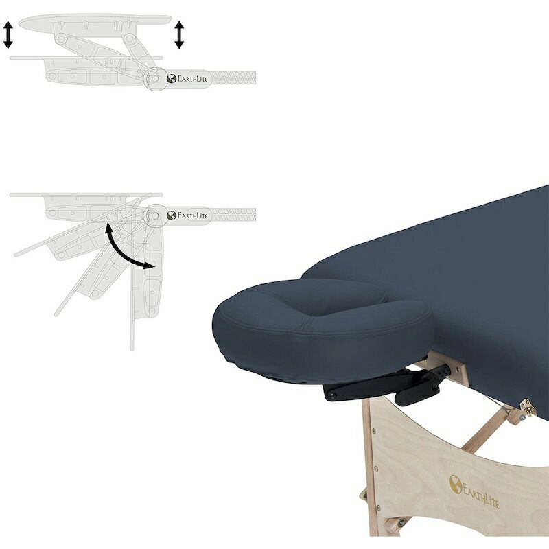 マッサージテーブル台折り畳みポータブルケース付EARTHLITEPortableMassageTableHARMONYDXFoldablePhysiotherapy/Treatment/StretchingTable,Eco-FriendlyDesign,HardMaple,SuperiorComfortincl.FaceCradle&CarryCase(30"x73")