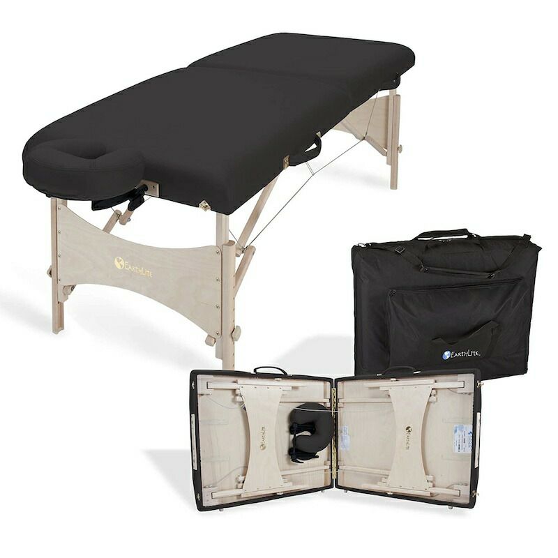 マッサージテーブル台折り畳みポータブルケース付EARTHLITEPortableMassageTableHARMONYDXFoldablePhysiotherapy/Treatment/StretchingTable,Eco-FriendlyDesign,HardMaple,SuperiorComfortincl.FaceCradle&CarryCase(30"x73")