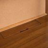 デスク机木製USB電源タップ引き出しスライドドアキャビネットwestelmxpbkMidCenturySmartWallDesk