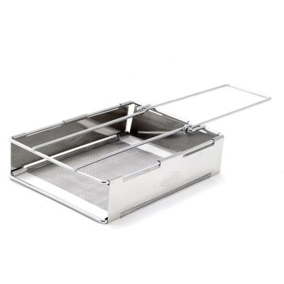 折りたたみ ステンレストースター メッシュ アウトドア キャンプ GSI Outdoors Glacier Stainless Steel Toaster That's Collapsible and Hand-Held for Camping