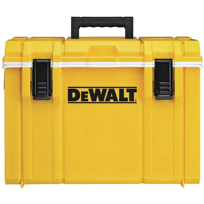 デウォルトクーラーボックス26L防水防塵栓抜きカップホルダーDEWALTTOUGHSYSTEMSmallCooler,27-Qt(DWST08404)