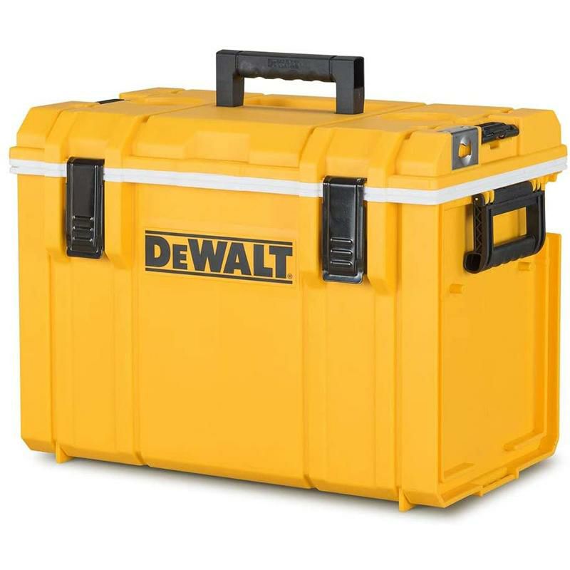 デウォルトクーラーボックス26L防水防塵栓抜きカップホルダーDEWALTTOUGHSYSTEMSmallCooler,27-Qt(DWST08404)