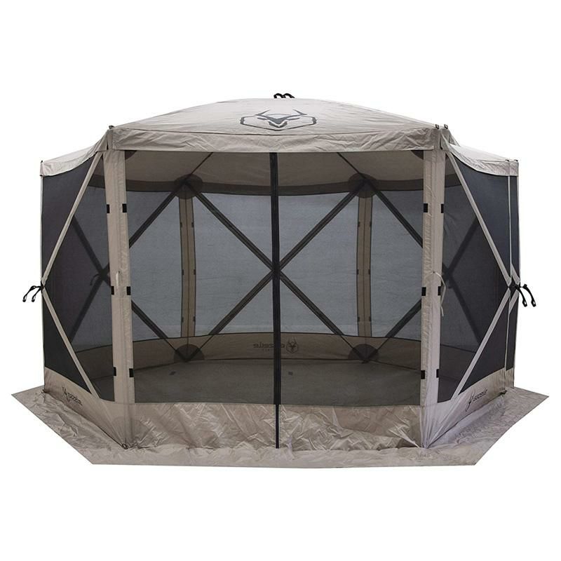 テント ポップアップ メッシュ ガゼボ ポータブル 防水 8人用 キャンプ アウトドア 直径315cm Gazelle Tents GG601DS  Easy Pop Up, Portable, Waterproof, UV-Resistant 8-Person Camping and  Outdoors Gazebo Day Tent with Mesh Windows, Desert Sand, 124