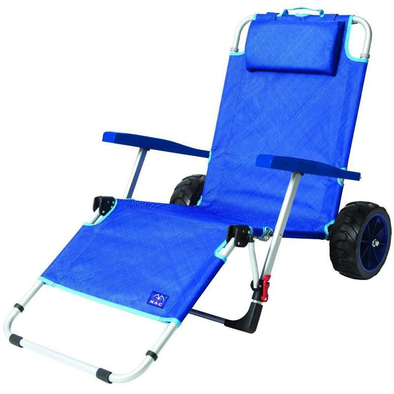 2-in-1カート折りたたみ椅子ビーチラウンジチェアタイヤアウトドアキャンプMacSports2-in-1OutdoorBeachCart+FoldingLoungeChairw/Lock|Tanning,Sunbathing,Lounging,Pool,Backyard,Porch|Portable,CollapsiblewithAll-TerrainWheels