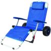 2-in-1カート折りたたみ椅子ビーチラウンジチェアタイヤアウトドアキャンプMacSports2-in-1OutdoorBeachCart+FoldingLoungeChairw/Lock|Tanning,Sunbathing,Lounging,Pool,Backyard,Porch|Portable,CollapsiblewithAll-TerrainWheels