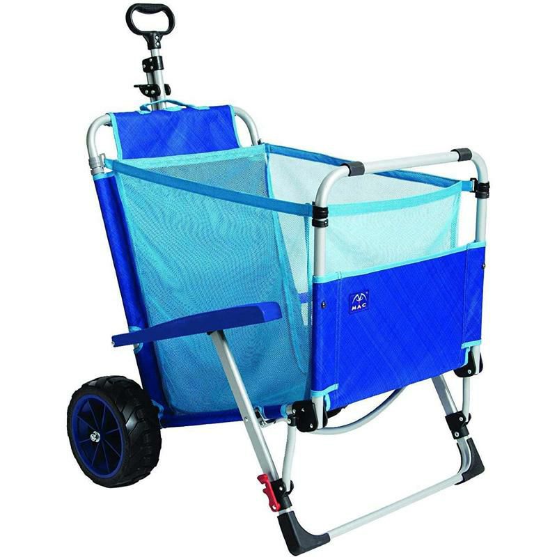 2-in-1カート折りたたみ椅子ビーチラウンジチェアタイヤアウトドアキャンプMacSports2-in-1OutdoorBeachCart+FoldingLoungeChairw/Lock|Tanning,Sunbathing,Lounging,Pool,Backyard,Porch|Portable,CollapsiblewithAll-TerrainWheels