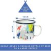 エナメルキャンピングマグ455mlホーロー動物アウトドアEnamelCampingMugWanderlustTravel-CampingMorningCoffeeMug,16oz(455ml)LargerThanTheCompetition-EcoFriendly,TinCupCampfireMugForWanderlustTravel!