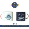 エナメルキャンピングマグ455mlホーロー2個セットアウトドアAdventureEnamelCampingMug-2PackLARGE16ozofLove,MorningCoffeeMug-(455ml)TinCupCampfireMugForOutdoors,BreakfastWanderlustTravelCupForTheHappyCamper!
