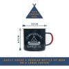エナメルキャンピングマグ455mlホーロー2個セットアウトドアAdventureEnamelCampingMug-2PackLARGE16ozofLove,MorningCoffeeMug-(455ml)TinCupCampfireMugForOutdoors,BreakfastWanderlustTravelCupForTheHappyCamper!