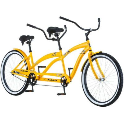 タンデム 自転車 二人乗り シングルスピード コースターブレーキ 26インチ ビーチクルーザーバイク Kulana Lua Tandem Adult Beach Cruiser Bike【組立要】
