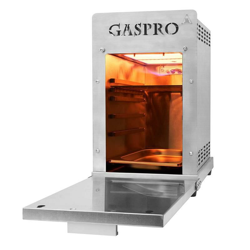 ステーキグリルプロパンガスステンレス800℃GASPRO1500?QuickCookingPropaneInfraredSteakGrillwithFoldableDustproofPanel,304StainlessSteel,CSACertified