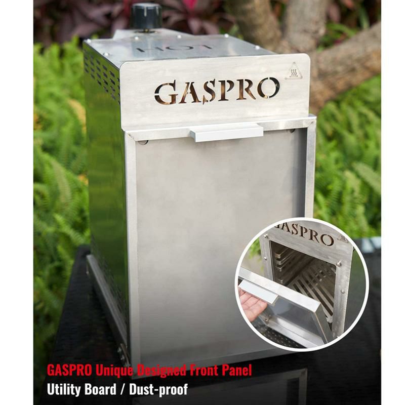 ステーキグリルプロパンガスステンレス800℃GASPRO1500?QuickCookingPropaneInfraredSteakGrillwithFoldableDustproofPanel,304StainlessSteel,CSACertified