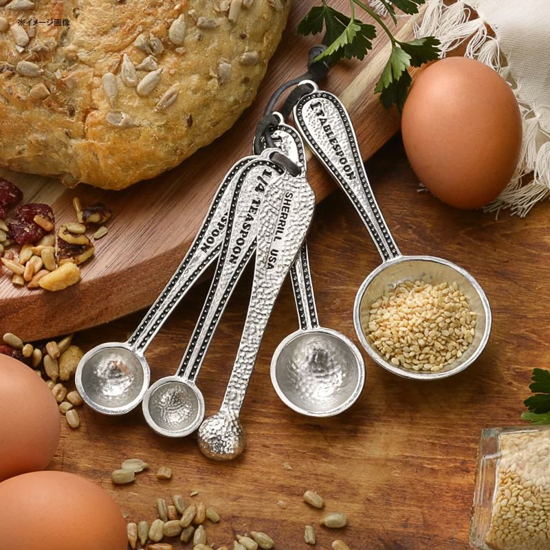 計量スプーン5本セットピューターニューヨークアメリカ製360COOKWAREMeasuringSpoons