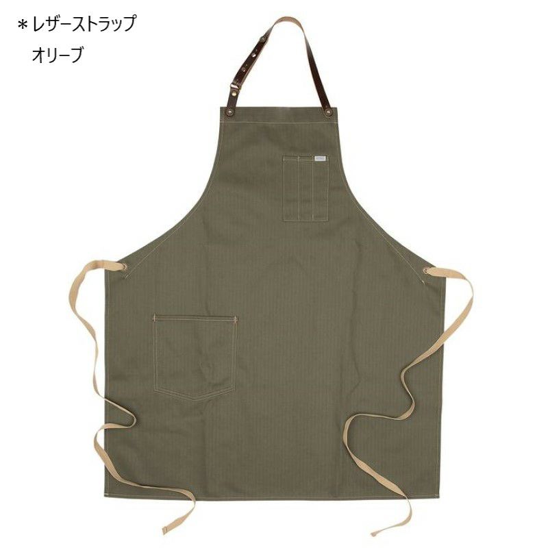 シェフエプロンアメリカ製レザーストラップARTIFACTChefApronw/RemovableLeatherStrap