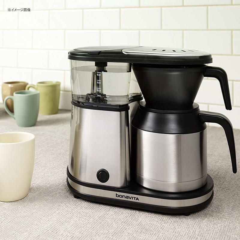 コーヒーメーカーステンレスカラフェ5カップワンタッチクロムボナビータBonavita5-CupOne-TouchCoffeeMakerFeaturingThermalCarafe,BV1500TS家電
