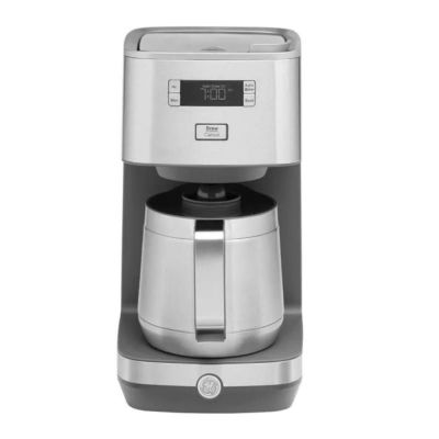 コーヒーメーカー 10カップ ステンレス タイマー機能 GE 10-Cup Stainless Steel Drip Coffee Maker with Thermal Carafe 家電