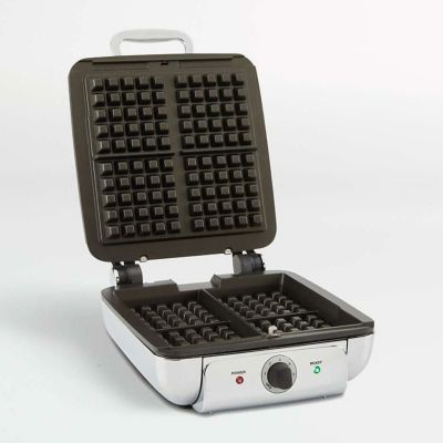 クイジナート ベルギーワッフルメーカー 4枚焼き Cuisinart WAF-150 4-Slice Belgian Waffle Maker,  Stainless Steel 家電 | アルファエスパス