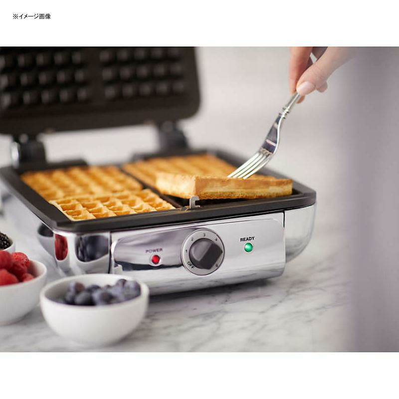 ワッフルメーカー4枚焼プレート取り外しステンレスオールクラッドAll-Clad4-SliceStainlessSteelWaffleMakerwithRemovablePlatesWD822D51家電