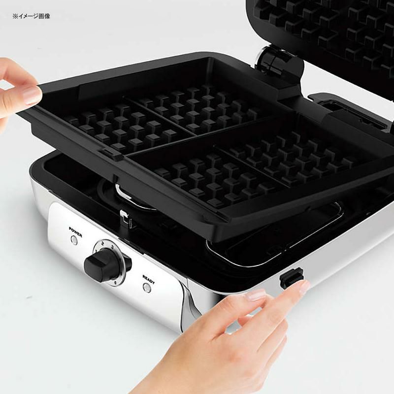 ワッフルメーカー4枚焼プレート取り外しステンレスオールクラッドAll-Clad4-SliceStainlessSteelWaffleMakerwithRemovablePlatesWD822D51家電