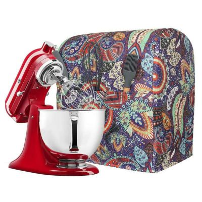 スタンドミキサーカバー キッチンエイド 5～8クォート用 ポケット付 Kitchen Aid Mixer Cover with Pockets, Compatible 5-8 Quart Kitchen Aid Organizer Bag, Stand Mixer Covers Fits All