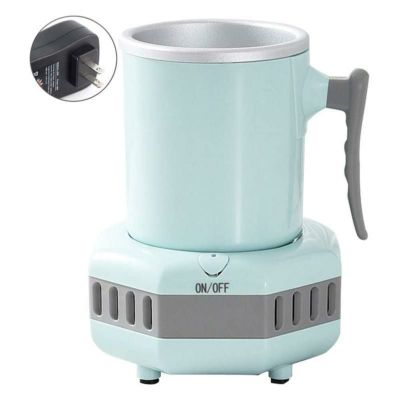 時短飲み物スピード冷却保冷クーリングマグ420mlSmartBeverageCoolerCupFastCoolerElectricCoolingMugMiniDesktopRefrigeratorforColaWine家電