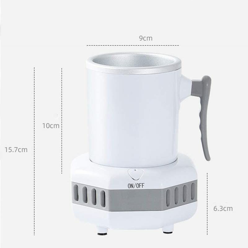 時短飲み物スピード冷却保冷クーリングマグ420mlSmartBeverageCoolerCupFastCoolerElectricCoolingMugMiniDesktopRefrigeratorforColaWine家電