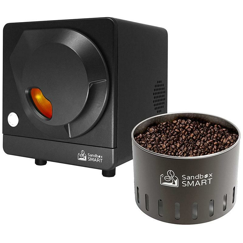 電動コーヒーロースター家庭用コーヒー豆ローストスマホ連携専用アプリSandboxSmartHomeCoffeeRoasterMachinewithCoolingTray-ElectricDirectFiredBeansRoastingForHomeUse,DeliveredviatheApp.110V(Black)家電