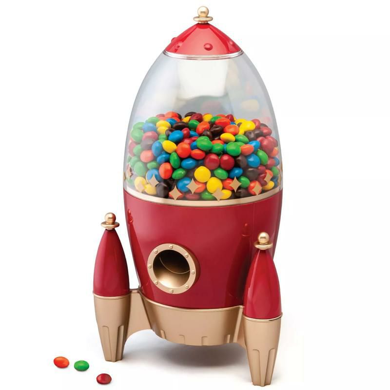 ロケット型ミニ電動ディスペンサーセンサー式電池キャンディFAOSchwarzCandyRocketDispenser