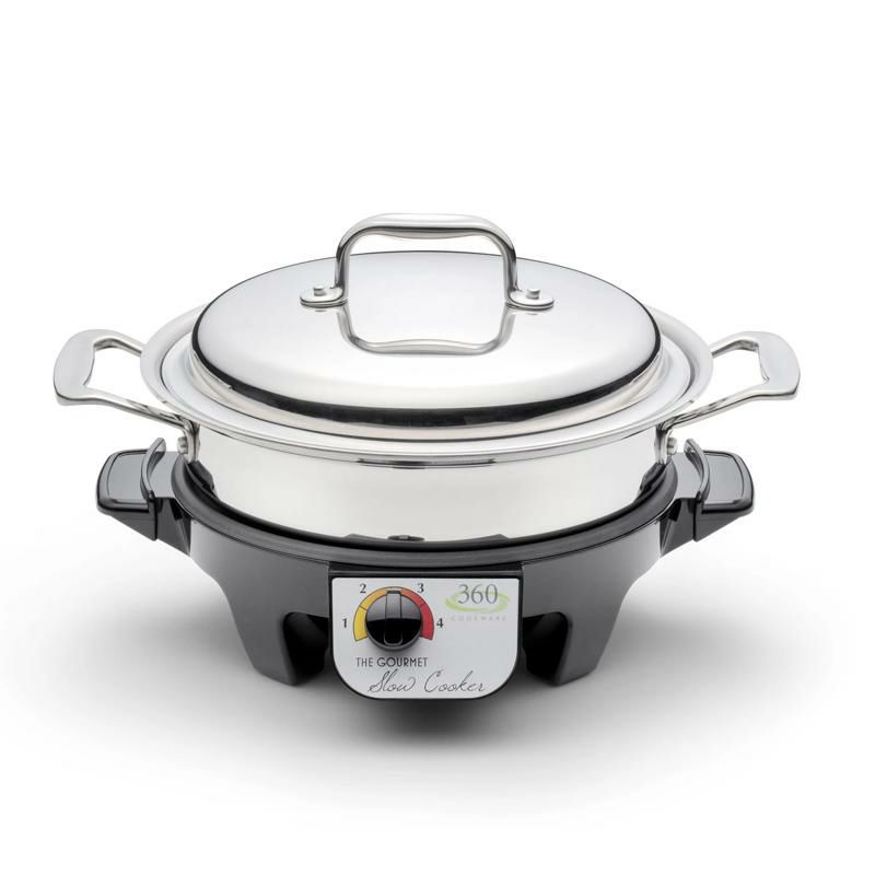 スロークッカー2.2Lステンレスアメリカ製360COOKWARE2.3QuartSlowCookerSet家電