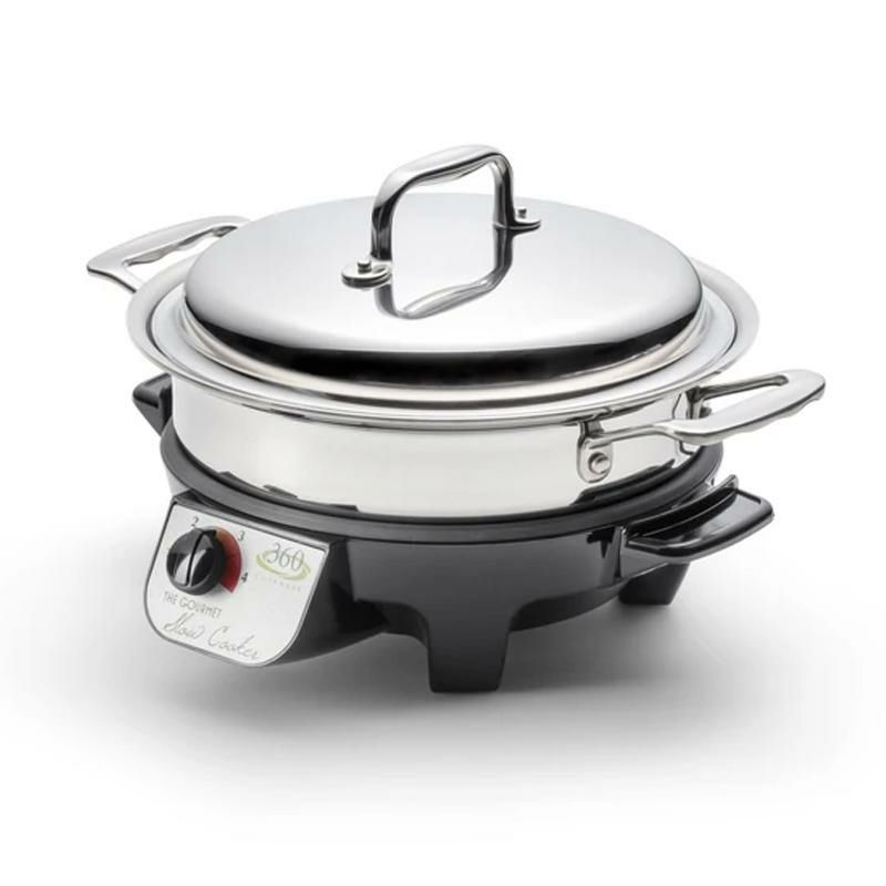 スロークッカー2.2Lステンレスアメリカ製360COOKWARE2.3QuartSlowCookerSet家電