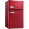 冷蔵庫冷凍庫付2ドアコンパクト90LAntarcticStarCompactMiniRefrigeratorSeparateFreezer,SmallFridgeDouble2-DoorAdjustableRemovableRetroStainlessSteelShelvesGarageCamperBasement/Dorm/Office3.2cuft.家電